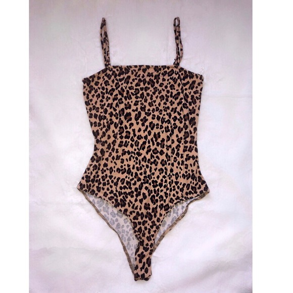 Tops - Leopard Print Bodysuit